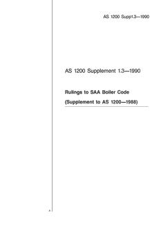 AS 1200 SUPP 1.3-1990 AS 1200 SUPP 1.3-1990
