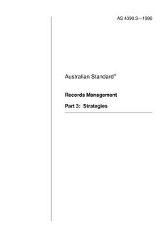 AS 4390.3-1996 AS 4390.3-1996