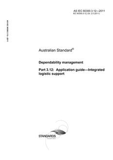 AS IEC 60300.3.12-2011 AS IEC 60300.3.12-2011