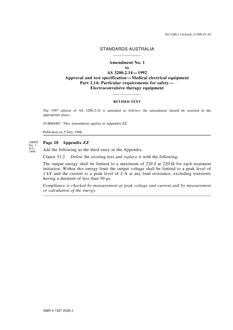 AS 3200.2.14-1992 AMDT 1 AS 3200.2.14-1992 AMDT 1