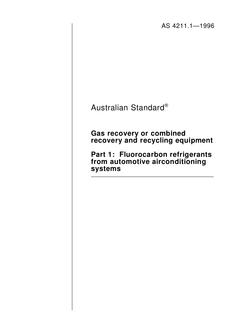 AS 4211.1-1996 AS 4211.1-1996