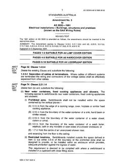 AS 3000-1991 AMDT 5 AS 3000-1991 AMDT 5