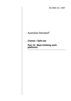 AS 2550.16-1997 AS 2550.16-1997