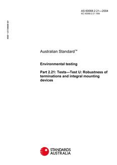 AS 60068.2.21-2004 AS 60068.2.21-2004