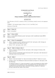 AS 4273-1999 AMDT 1 AS 4273-1999 AMDT 1