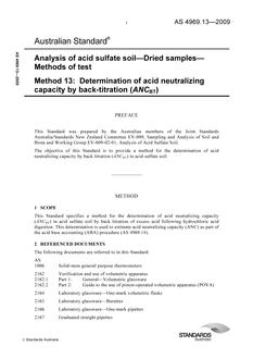 AS 4969.13-2009 AS 4969.13-2009