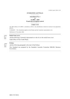 AS 8001-2003 AMDT 1 AS 8001-2003 AMDT 1