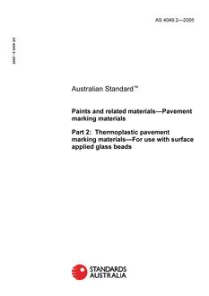 AS 4049.2-2005 AS 4049.2-2005