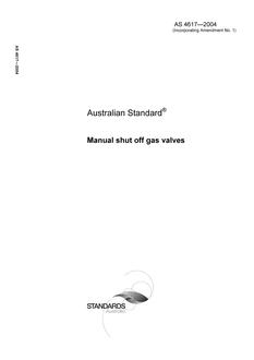 AS 4617-2004 AS 4617-2004