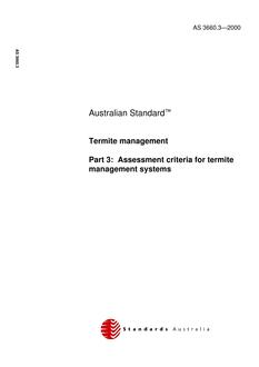 AS 3660.3-2000 AS 3660.3-2000