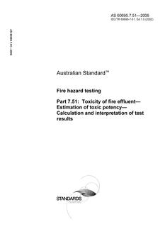 AS 60695.7.51-2006 AS 60695.7.51-2006