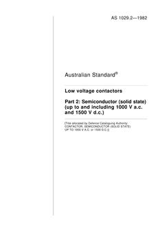 AS 1029.2-1982 AS 1029.2-1982