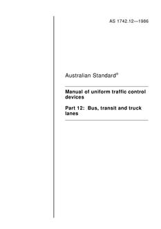 AS 1742.12-1986 AS 1742.12-1986