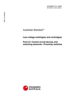 AS 60947.5.2-2004 AS 60947.5.2-2004