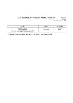 AS 2508.10.001-1986 AS 2508.10.001-1986