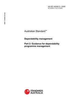 AS IEC 60300.2-2005