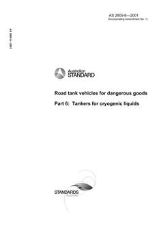 AS 2809.6-2001 AS 2809.6-2001