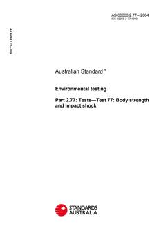 AS 60068.2.77-2004 AS 60068.2.77-2004