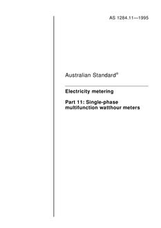 AS 1284.11-1995 AS 1284.11-1995