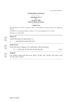 AS 4678-2002 AMDT 2 AS 4678-2002 AMDT 2