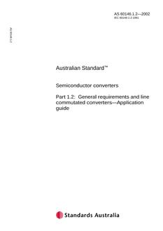 AS 60146.1.2-2002 AS 60146.1.2-2002