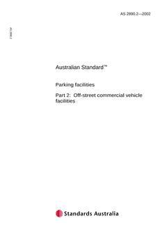 AS 2890.2-2002 AS 2890.2-2002