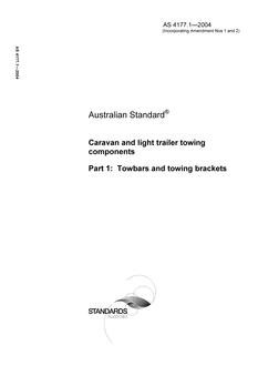 AS 4177.1-2004 AS 4177.1-2004