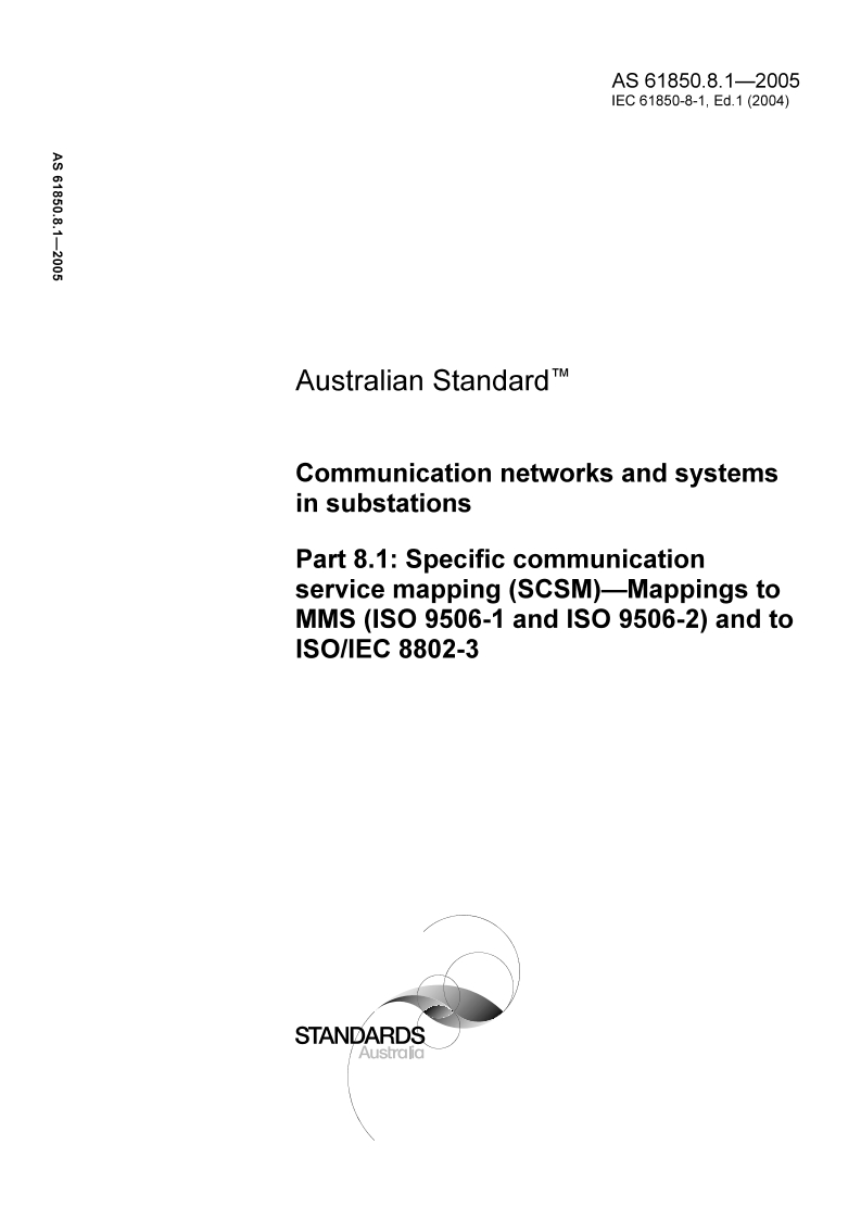 AS 61850.8.1-2005 AS 61850.8.1-2005