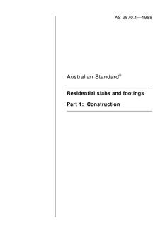 AS 2870.1-1988 AS 2870.1-1988