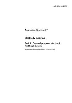 AS 1284.5-2000 AS 1284.5-2000