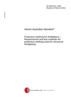 AS 4967(INT)-2001 AS 4967(INT)-2001