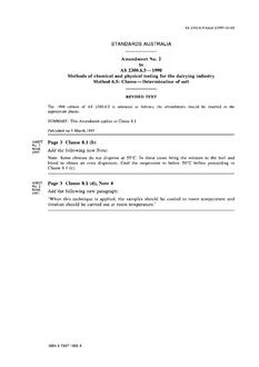 AS 2300.6.5-1990 AMDT 2