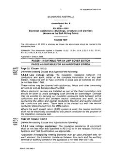AS 3000-1991 AMDT 4 AS 3000-1991 AMDT 4