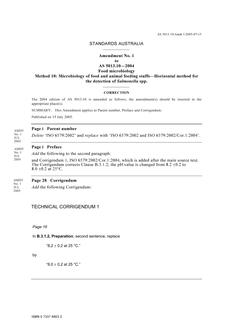 AS 5013.10-2004 AMDT 1 AS 5013.10-2004 AMDT 1