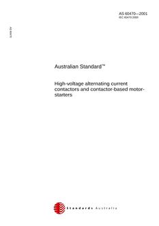 AS 60470-2001 AS 60470-2001