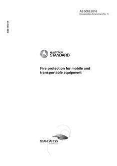 AS 5062:2016 AS 5062:2016