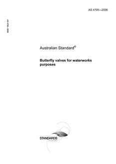 AS 4795-2006 AS 4795-2006