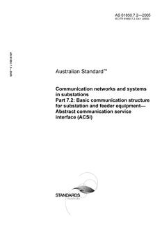 AS 61850.7.2-2005 AS 61850.7.2-2005
