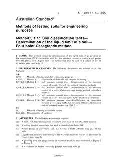 AS 1289.3.1.1-1995 AS 1289.3.1.1-1995