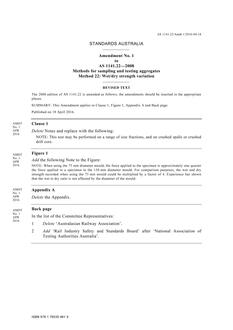 AS 1141.22-2008 Amd 1:2016