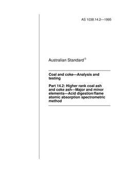 AS 1038.14.2-1995 AS 1038.14.2-1995