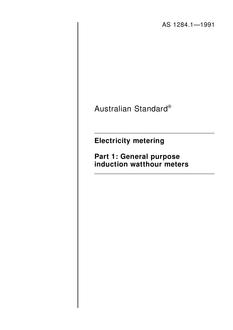 AS 1284.1-1991 AS 1284.1-1991