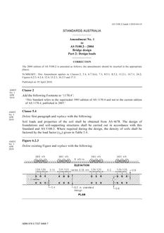 AS 5100.2-2004 AMDT 1 AS 5100.2-2004 AMDT 1