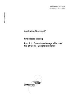 AS 60695.5.1-2006 AS 60695.5.1-2006