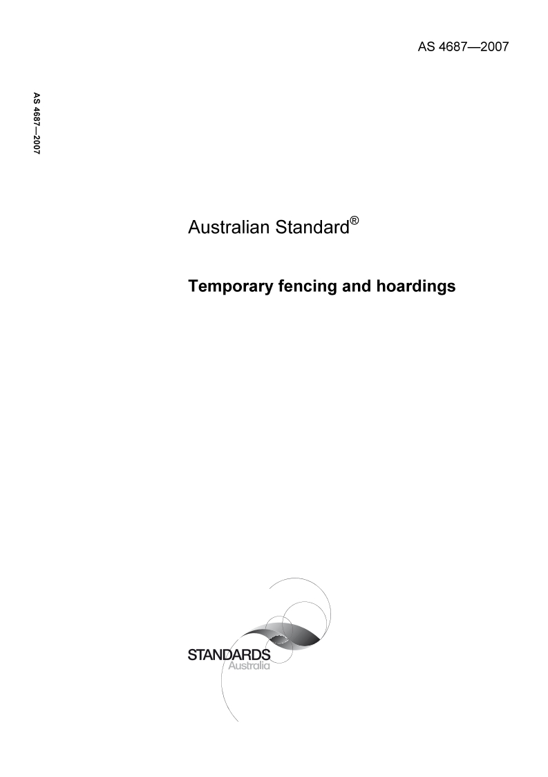 AS 4687-2007 AS 4687-2007