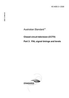 AS 4806.3-2006 AS 4806.3-2006
