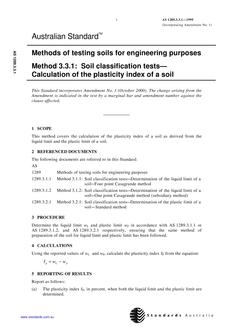 AS 1289.3.3.1-1995 AS 1289.3.3.1-1995