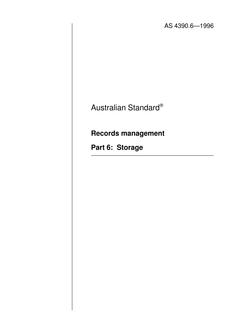 AS 4390.6-1996 AS 4390.6-1996