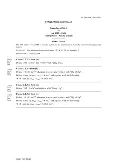AS 4989-2006 AMDT 1 AS 4989-2006 AMDT 1