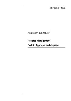 AS 4390.5-1996 AS 4390.5-1996